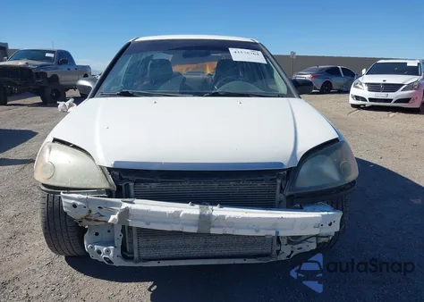 2002 Honda Civic Lx z USA, uszkodzony, nr VIN JHMES16582S003503